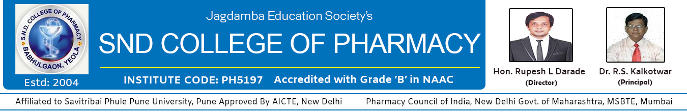 Contact – S. N. D College of Pharmacy